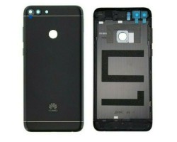 Hátlap Huawei P Smart (Enjoy 7S) (kamera plexi) akkufedél fekete