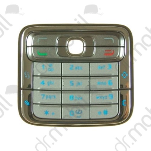 Billentyűzet Nokia N73 ezüst