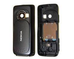 Középrész Nokia N73 akkufedéllel fekete