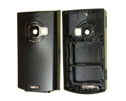 Középrész Nokia N80 akkufedéllel fekete