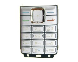 Billentyűzet Nokia 6070 ezüst 9799031