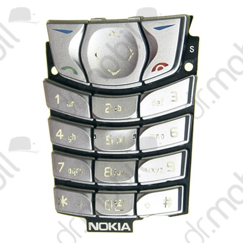 Billentyűzet Nokia 6610 ezüst 9797116
