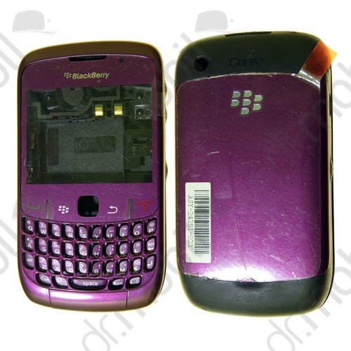 Előlap BlackBerry 8520 Curve komplett ház sötét lila
