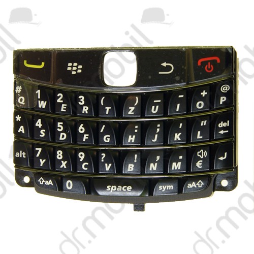 Billentyűzet BlackBerry 9780 Onyx II. QWERTZ fekete-fekete