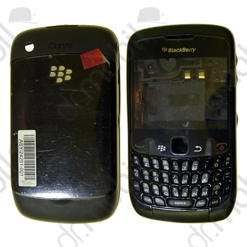 Előlap BlackBerry 8520 Curve komplett ház fekete