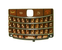Billentyűzet BlackBerry 9780 Onyx II. barna QWERTY (utányártott)