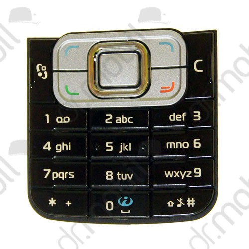 Billentyűzet Nokia 6120 Classic fekete 9791968