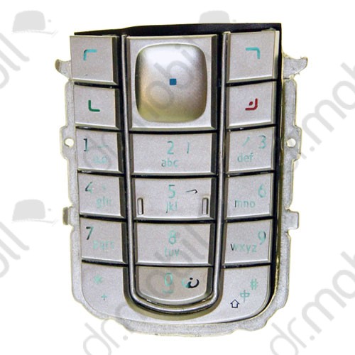 Billentyűzet Nokia 6230 ezüst (utángyártott)